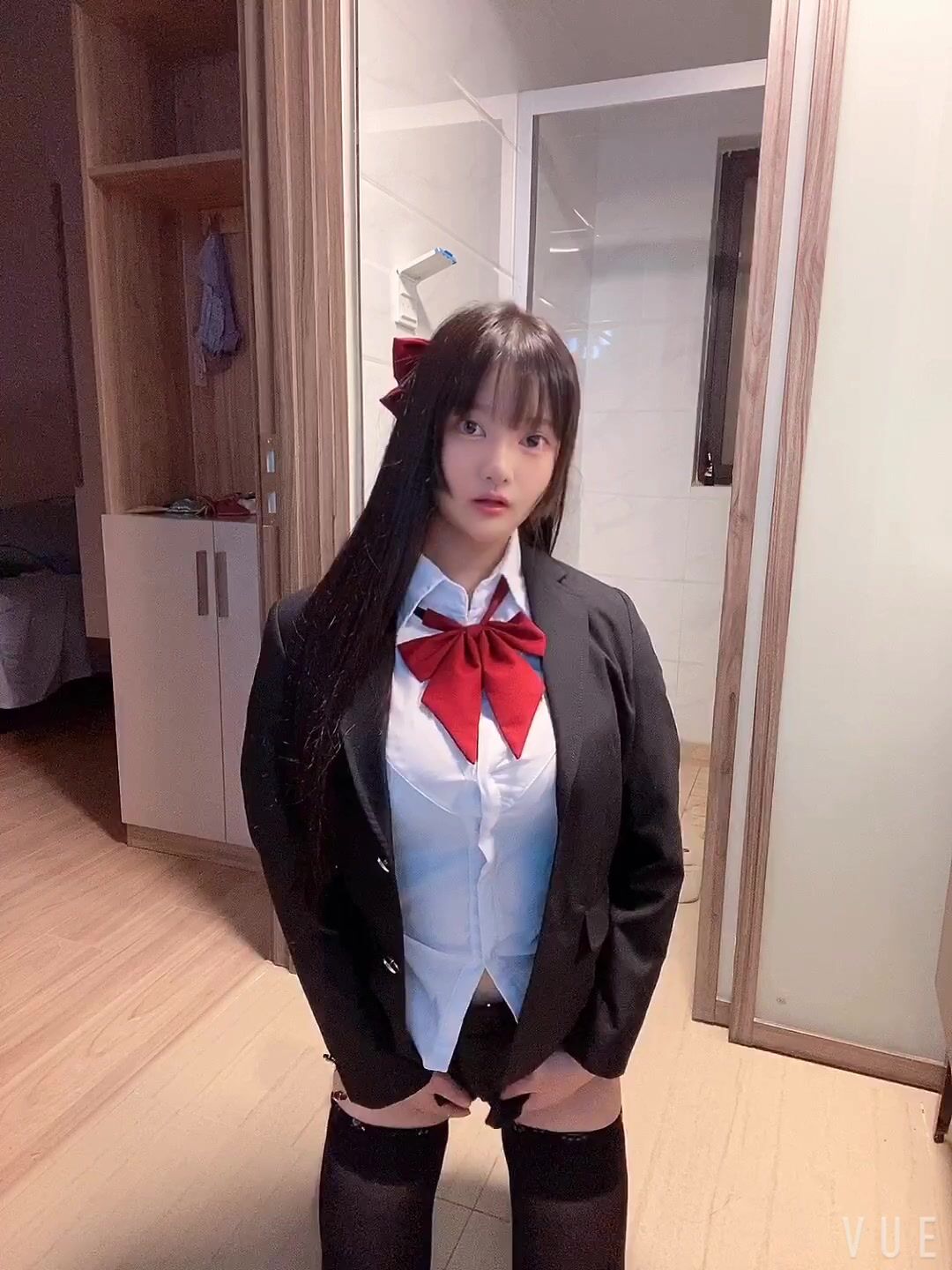 见过最唯美的Jk美少女 -小尤奈-  公主颜值、妃子巨乳