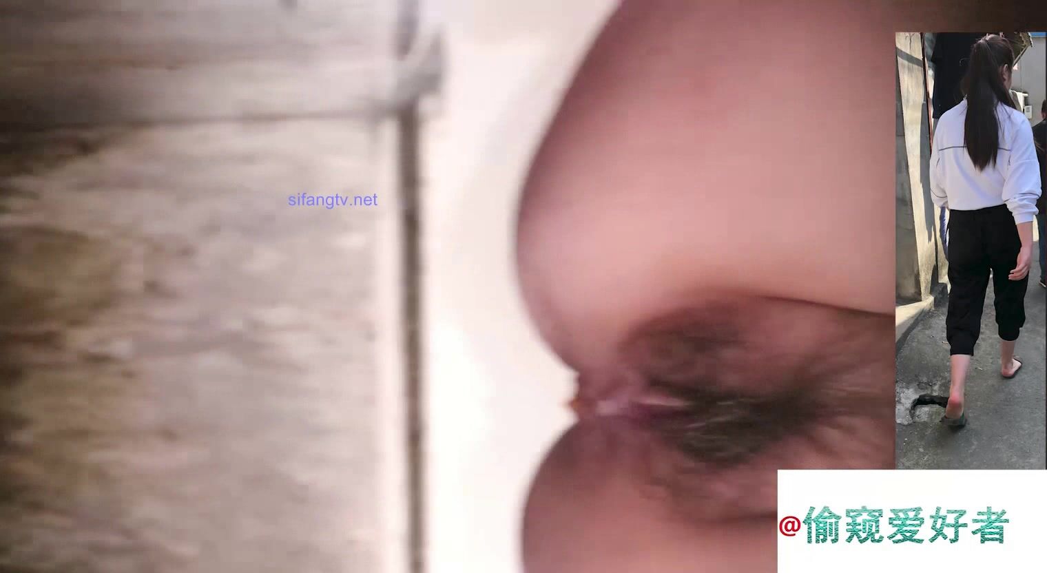 武汉城中村 公共女厕近距离偷拍长发小嫩妹 粉嫩的美鲍