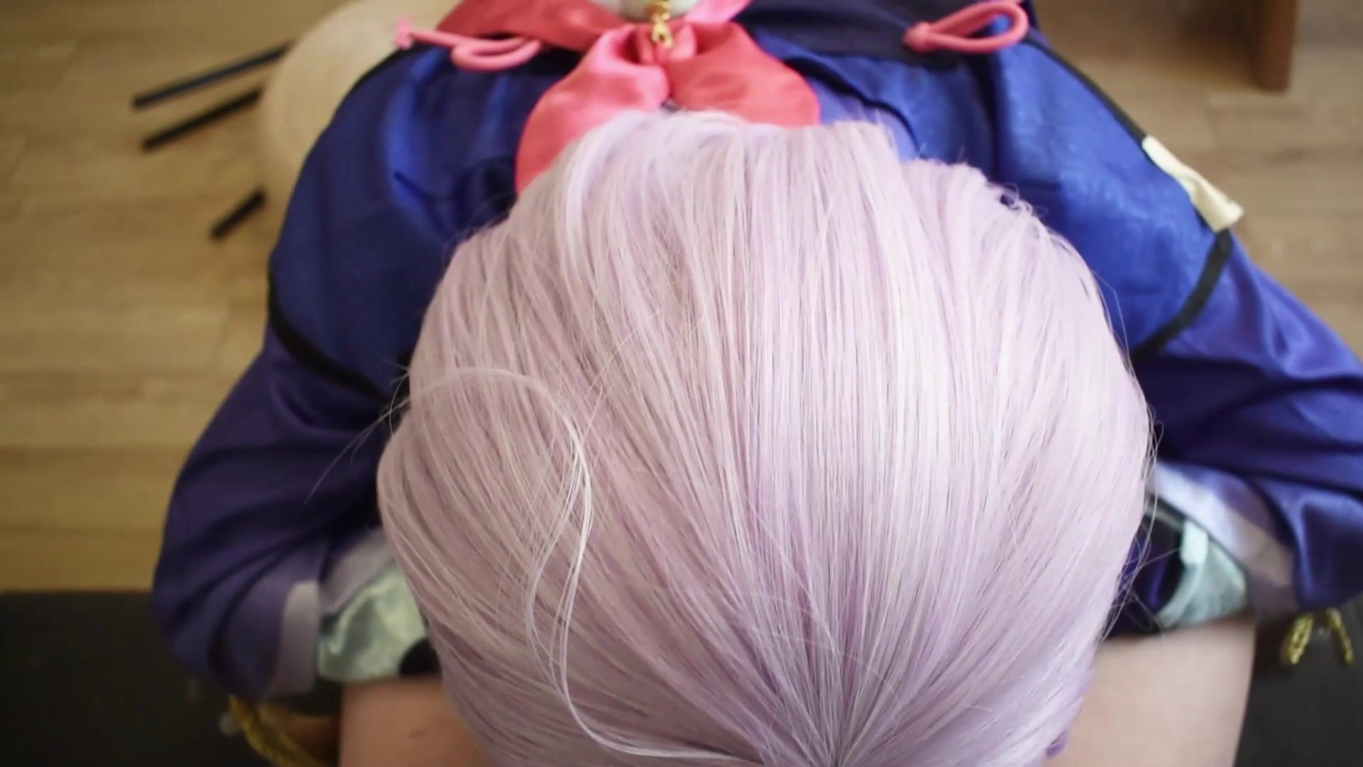 -可爱邻家女高学妹『猫屋少女』COS元神七七 翘起可爱小屁屁让主人爸爸后入小蜜穴，超极品合法卡哇伊小母狗