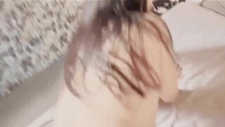 漂亮眼镜小少妇 [Daisybaby] 上来操我 身材丰满撅着大肥屁屁超诱惑 在家被无套猛怼稀毛鲍鱼