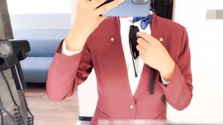 优雅气质尤物御姐女神，丝袜空姐当母狗一样的操，别人眼里的空姐女神 下班赶紧跑到酒店里来服务金主爸爸