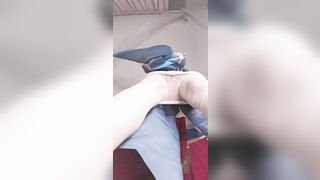 大奶一线天，可盐可甜，百变COS，嫩妹女菩萨【沐沐酱】推特福利④，二指禅自慰，舔脚舔鞋，展示非常母狗的一面