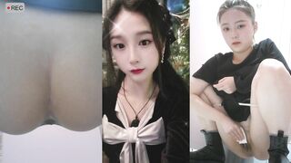 三屏联动 双镜头特写透明极品女神尿尿全过程