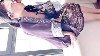 五一威海第二炮 酒店约炮民族服装极品女友