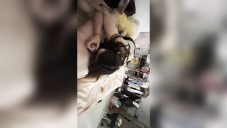 极品颜值情侣私拍泄密，委婉气质小姐姐抬起美腿猛插小穴！纯欲的外表与放荡的淫叫 形成剧烈反差