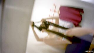 商场内衣专卖店，猥琐偷拍试衣间美女小姐姐试穿性感内衣，闷骚婊穿个黑丝吊带丁字裤