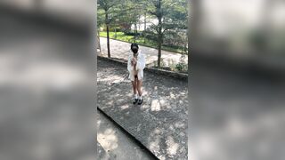 2025新品，天花板露出狂人御姐【cikaimoon】付费⑦，更大胆直接，帮老农干活小卖店勾引老头