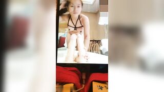 被金主包养的超级阿黑颜母狗，全程露脸，各种道具调教上下洞齐开，得此骚女性福一生1