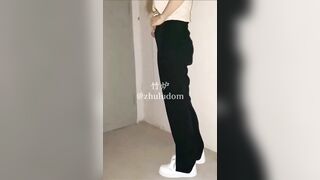 字母圈调教大神『竹炉dom』把极品女神调教成下贱母狗，外人眼中的女神私下就是一只欠操的骚母狗3