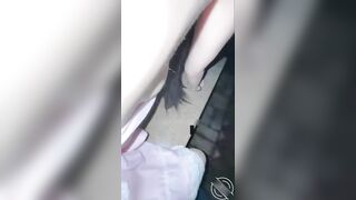 ❤️兄妹亂倫❤️強上破處親妹妹後續22-校園内石凳上内射