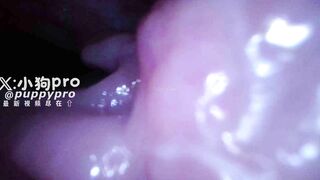 ✨推特淫荡白虎反差福利姬「小狗pro」05年小狗花式调教，拳交淫水狂喷不止，沙发都浇湿透了+阴道科普全方位介绍小狗的美穴12