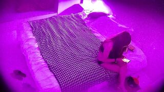 大学城民宿 10-14 小姐姐陆续接待两位失足大哥 第二次被操还在看手机 应该是在接下一单 果然是快餐0