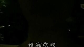 【户外露出】【欢欢huanhuanmug】小卖部拉开拉链露出雪白奶子，大尺度露出，户外全裸露10