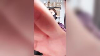 仓库管理员【林安安】最新上班直播 道具自慰高潮喷水 同事还在后边工作9