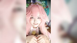 ♦️二次元coser回归【温卿】强制深喉口交 被金主无套输出 乳夹夹乳头 1